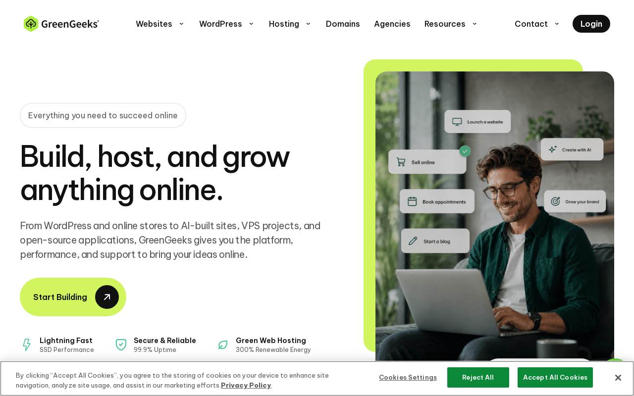 GreenGeeks 官网截图
